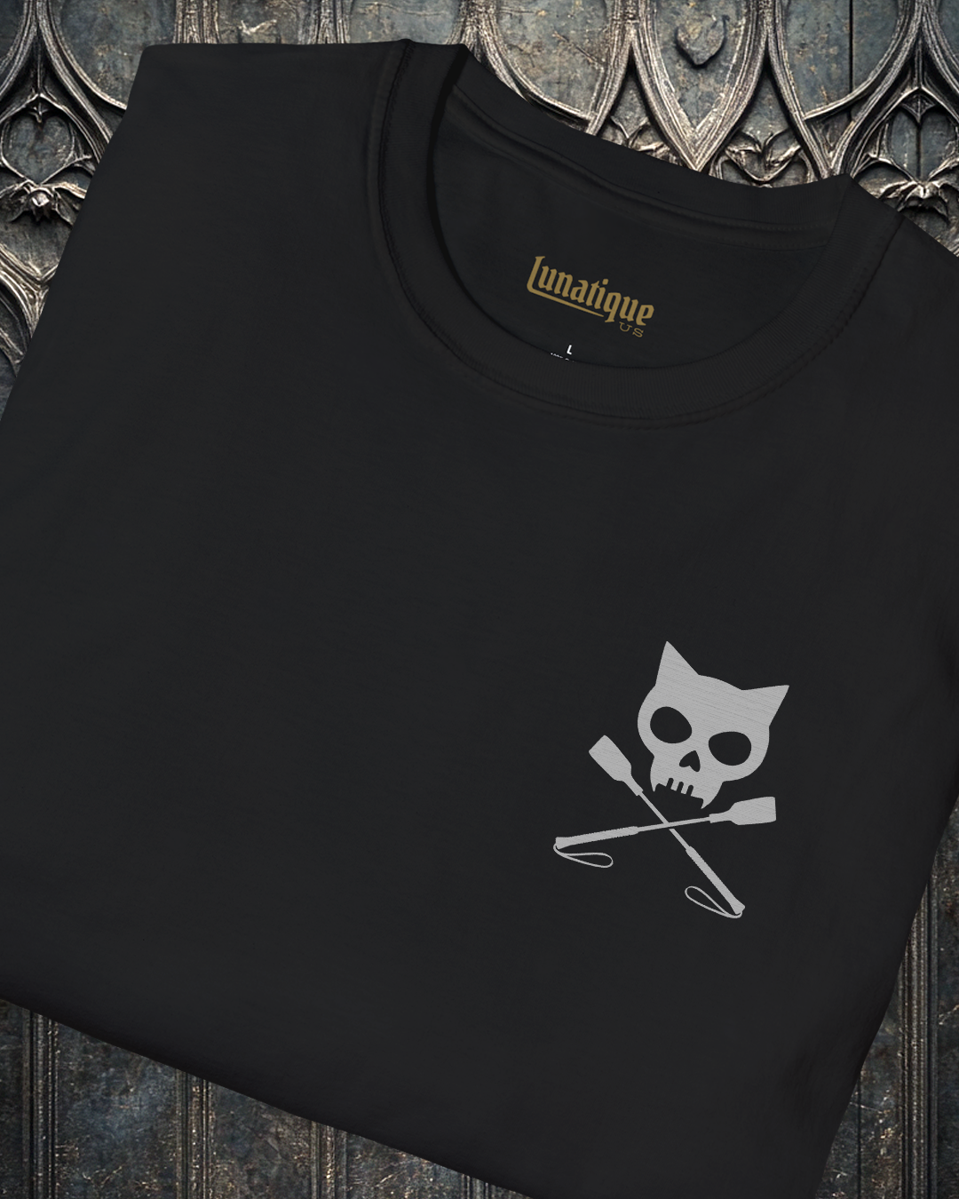 Bettie Page Dominatrix 2 Sided T-Shirt