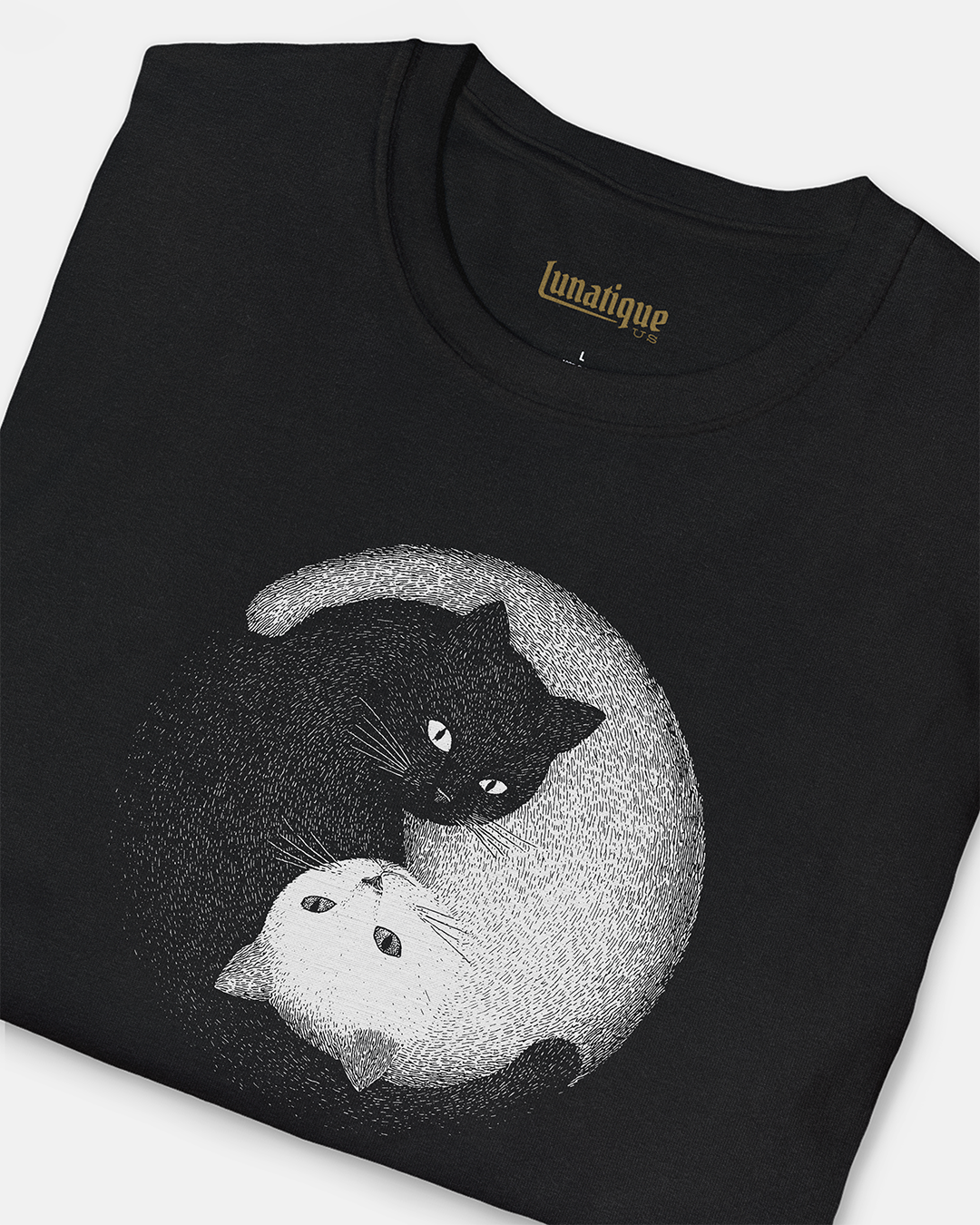Yin-Yang Cats Unisex T-Shirt