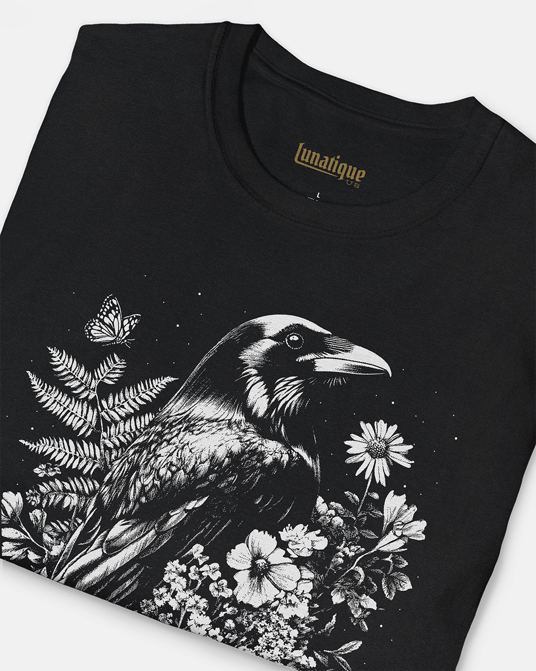 Floral Raven T-Shirt