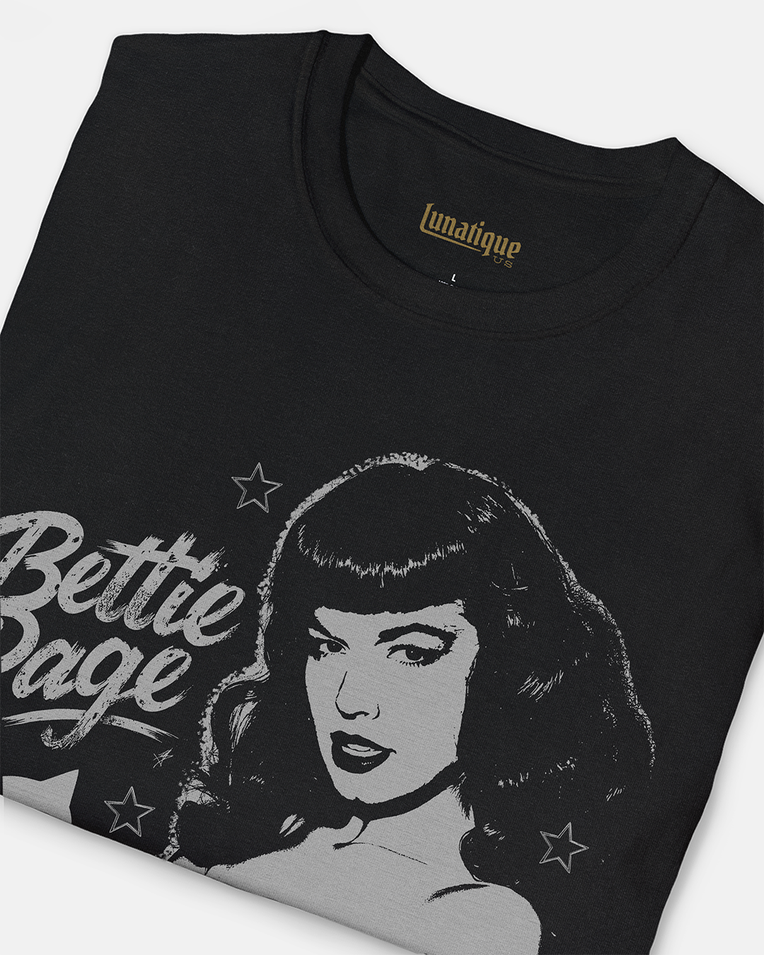Bettie Page Dominatrix Long Sleeve T-Shirt