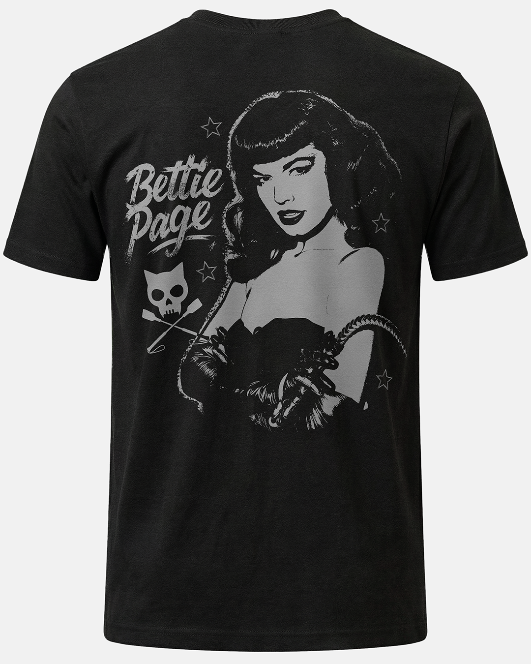 Bettie Page Dominatrix 2 Sided T-Shirt