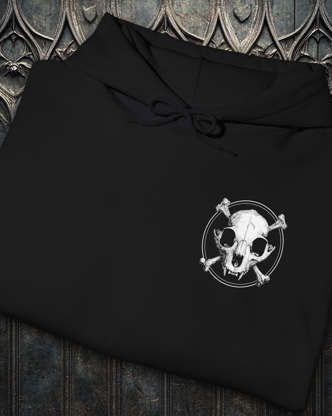 A Skull But It's Cats Hoodie (2 Sided)