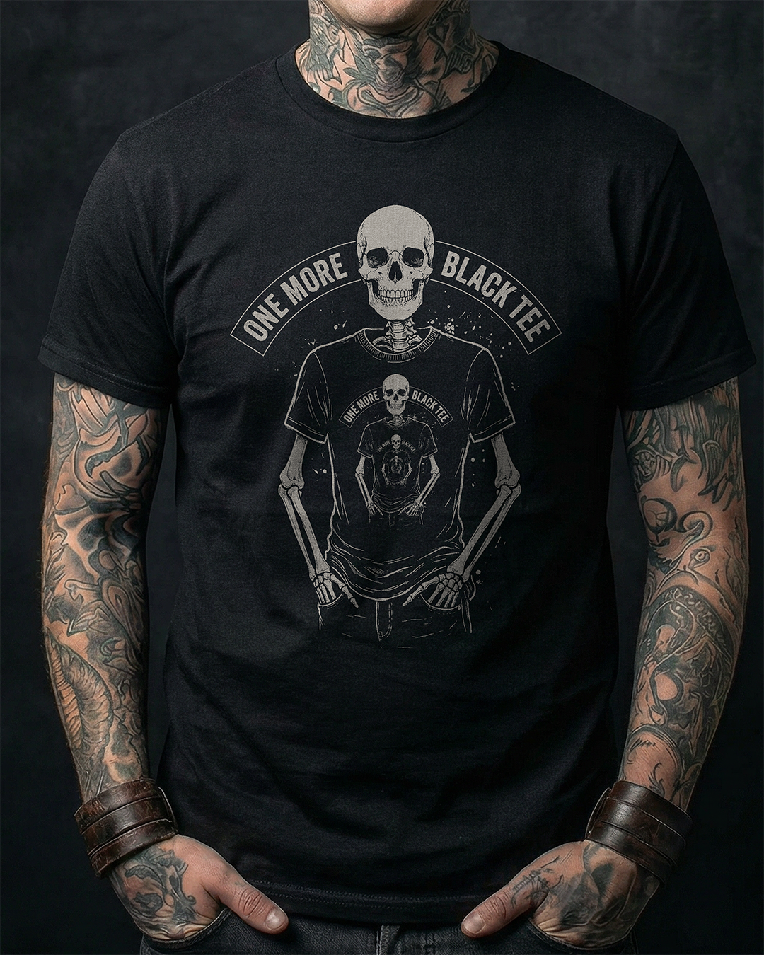 One More Black Tee T-Shirt