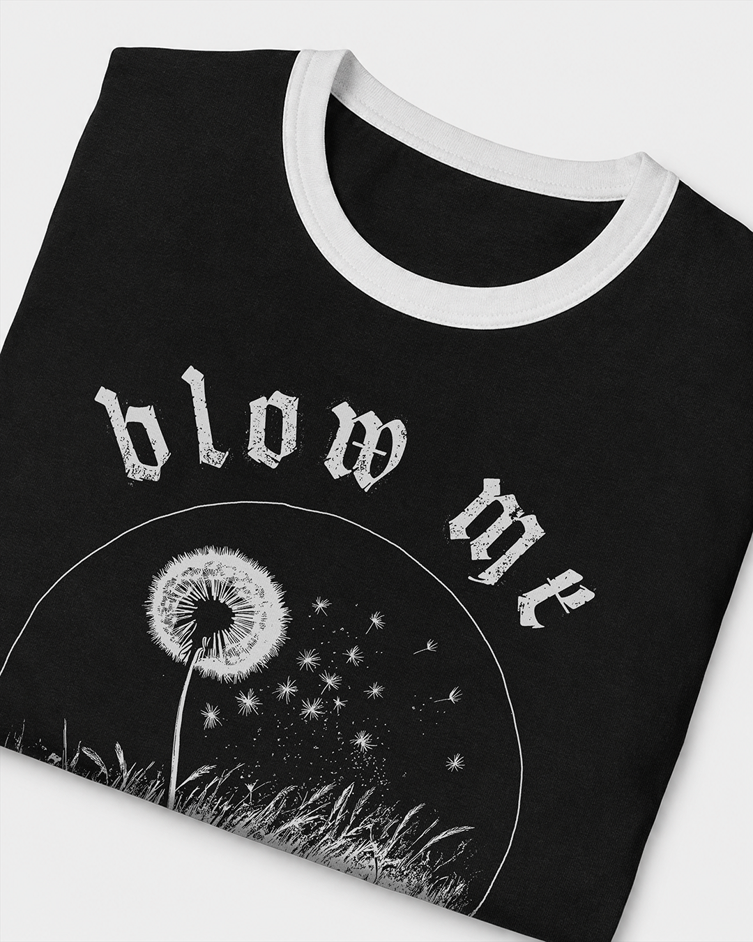 Blow Me Women's Ringer Baby Tee