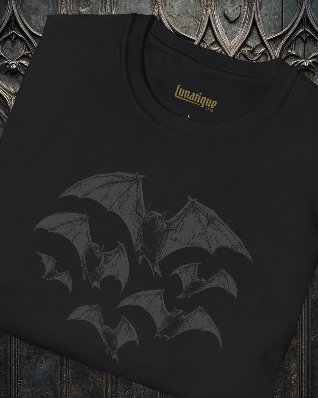 Bats in Gray T-Shirt