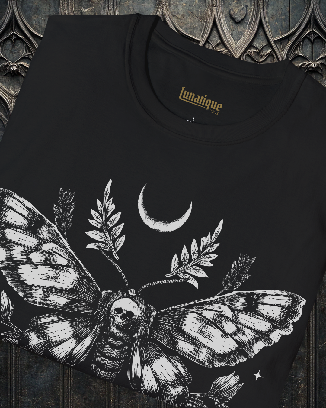Death’s Head Moth Floral T-Shirt