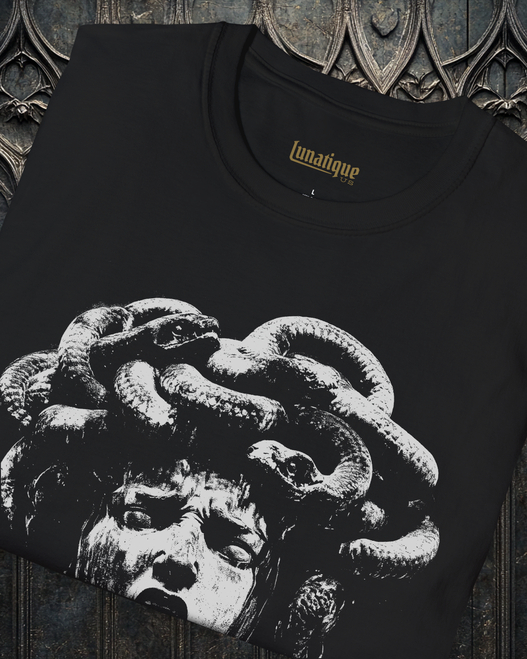 Medusa In Stone Screaming T-Shirt
