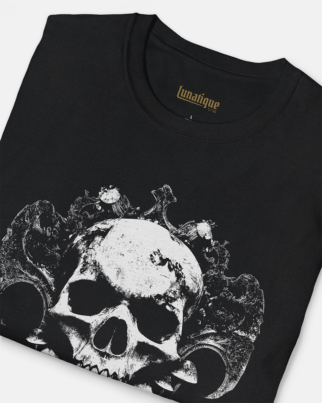 Skull with Mushrooms T-Shirt