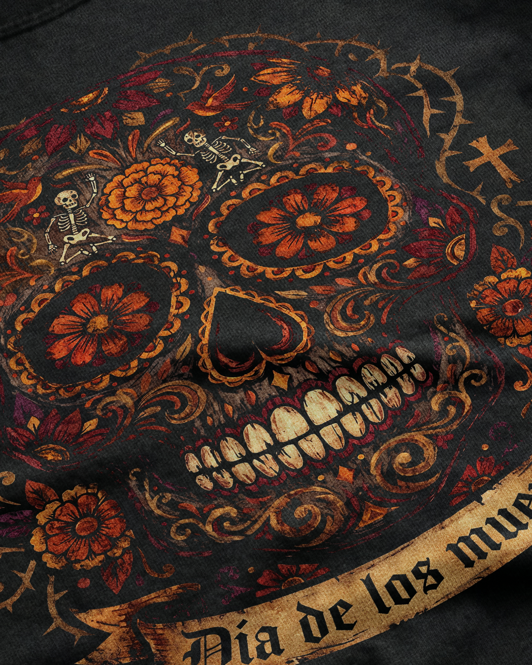Día de Muertos III Long Sleeve T-Shirt