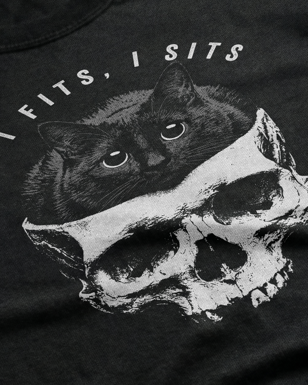 If I fits, I sits T-Shirt Long Sleeve Unisex T-Shirt