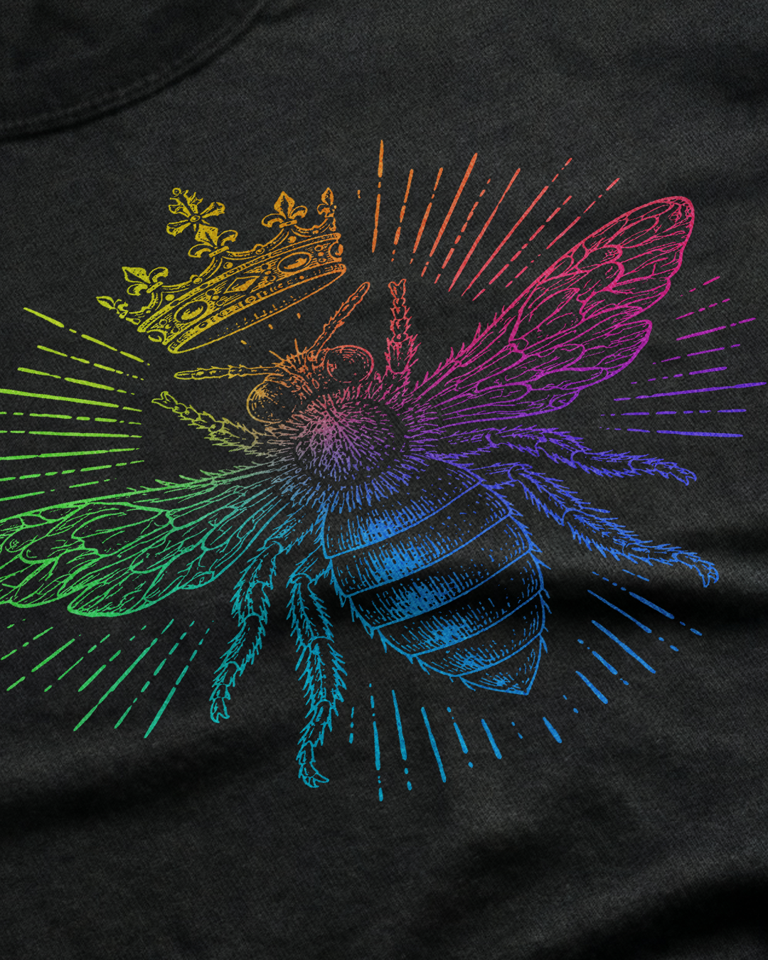 Queen Bee Rainbow Women's Cut T‑Shirt