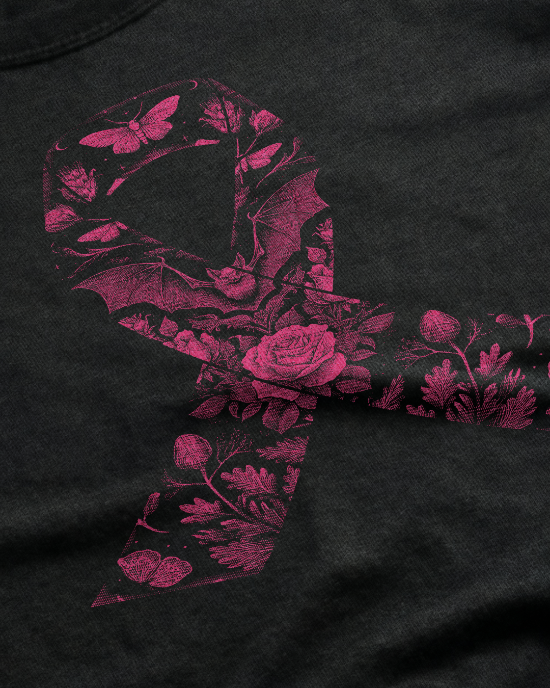 Breast Cancer Ribbon Women's Cut T‑Shirt