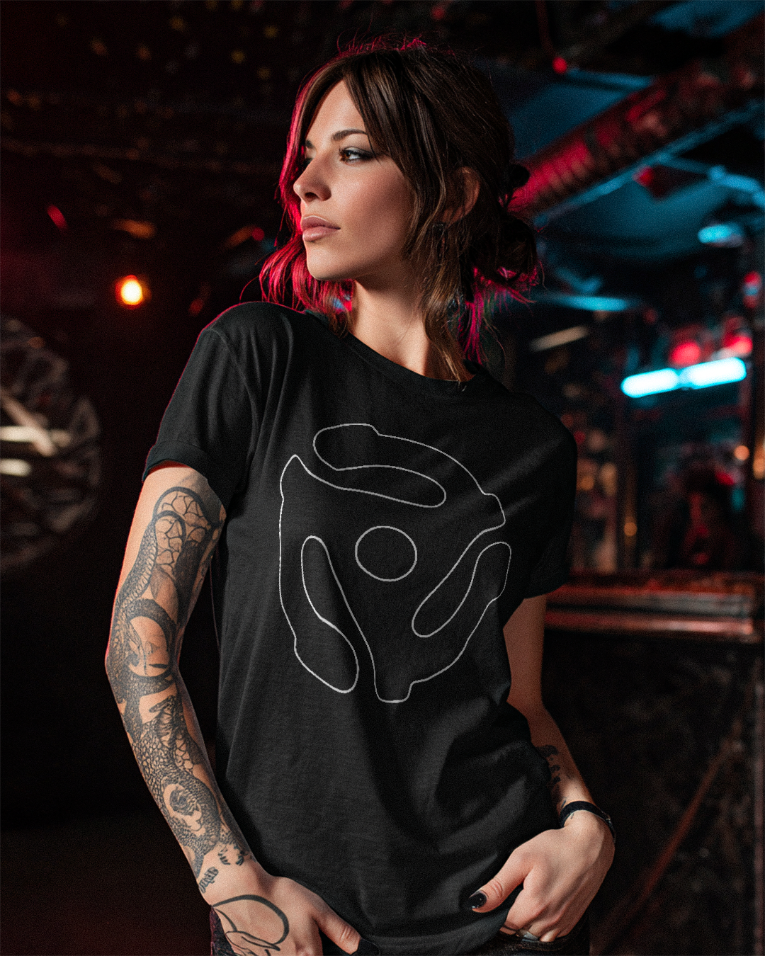 45 Record Adaptor T-Shirt