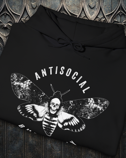 Antisocial Butterfly Hoodie (Front Only)