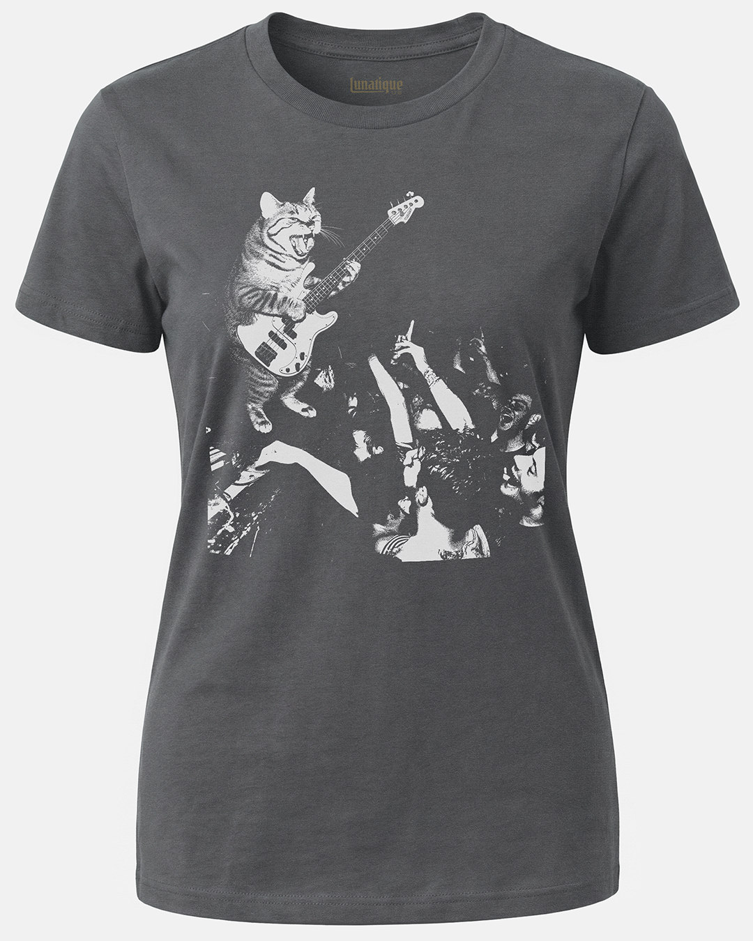 Punk Cat Women's Cut T‑Shirt