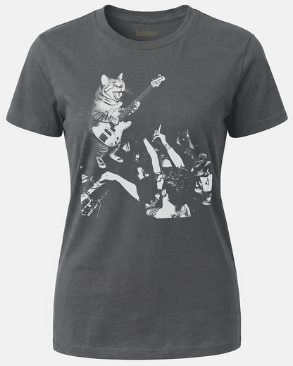 Punk Cat Women's Cut T‑Shirt