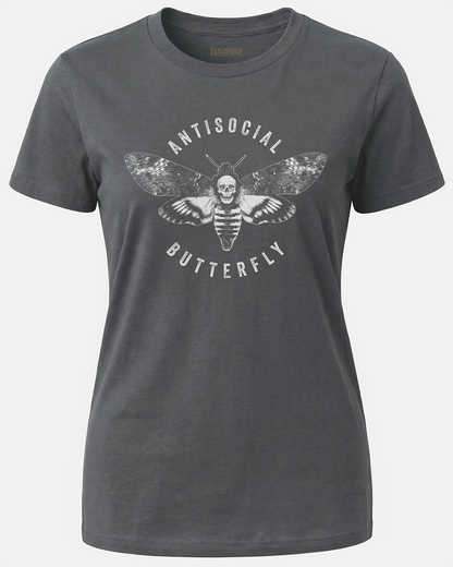 Antisocial Butterfly Women's Cut T‑Shirt