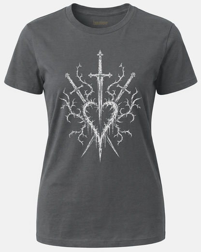 Three of Swords Women's Cut T‑Shirt