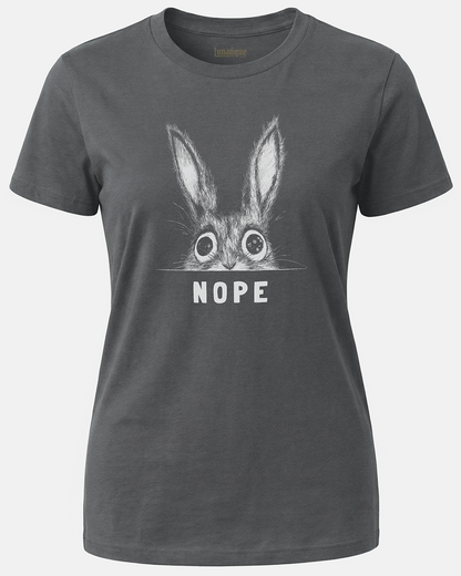 Nope Bunny Women's Cut T‑Shirt