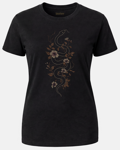 Botanical Snake II Women's Cut T‑Shirt