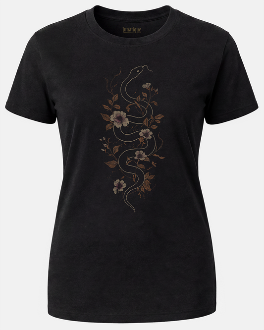 Botanical Snake II Women's Cut T‑Shirt