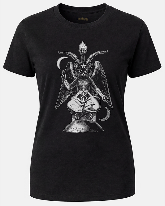 As Above, So Meow. Women's Cut T‑Shirt