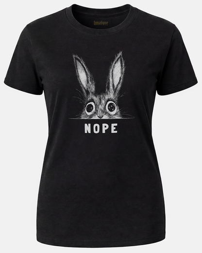 Nope Bunny Women's Cut T‑Shirt