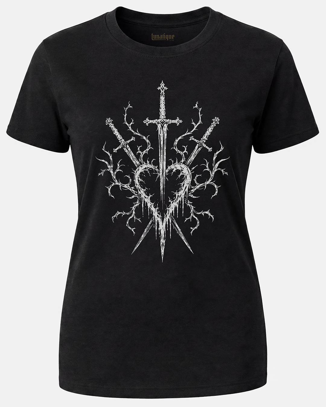 Three of Swords Women's Cut T‑Shirt