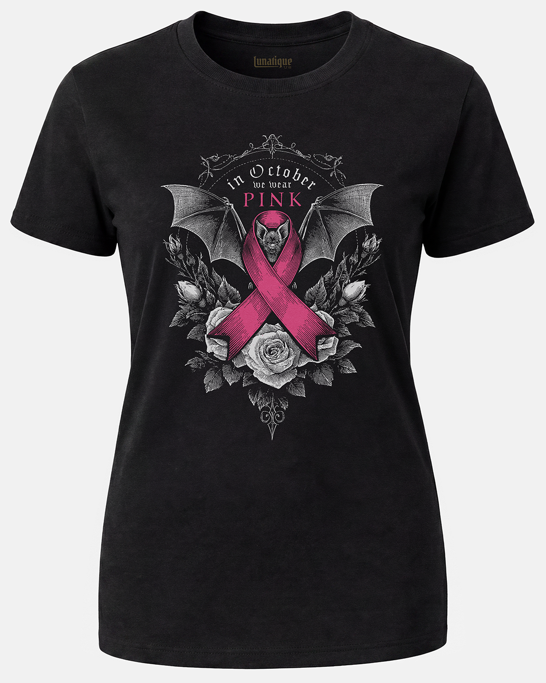 Pink October Women's Cut T‑Shirt