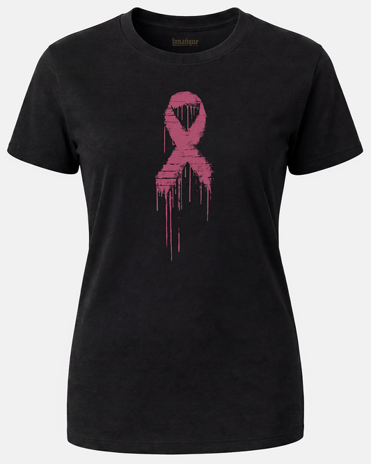 Dripping Ribbon Women's Cut T‑Shirt