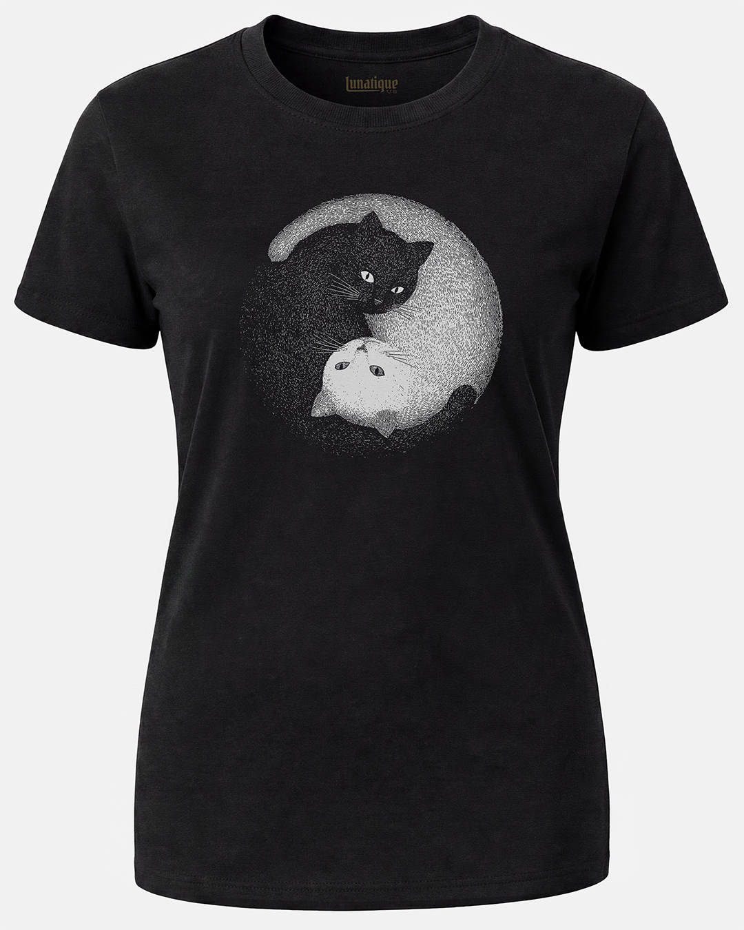 Yin-Yang Cats Women's Cut T‑Shirt
