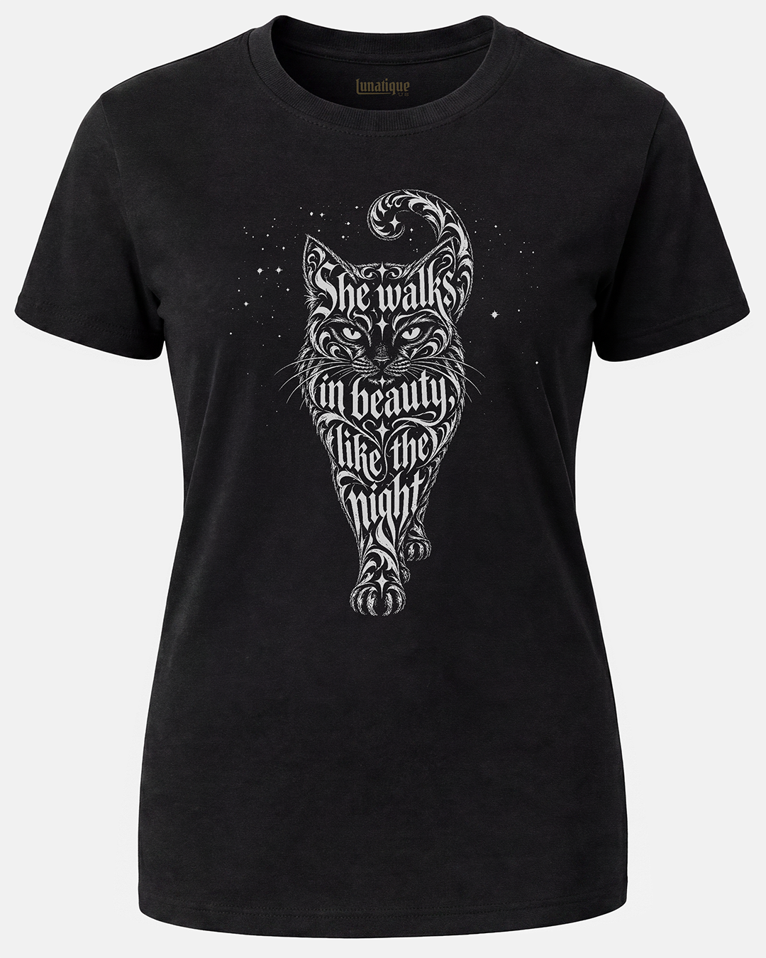 She Walks in Beauty Women's Cut T‑Shirt