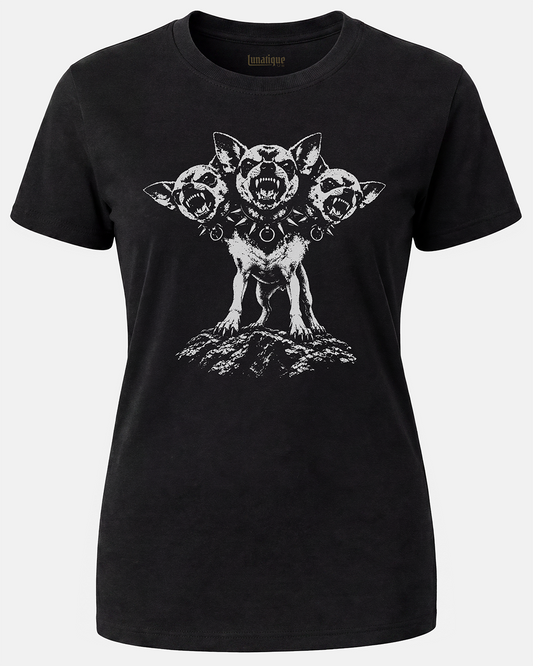 The Hound of Hades Women's Cut T‑Shirt