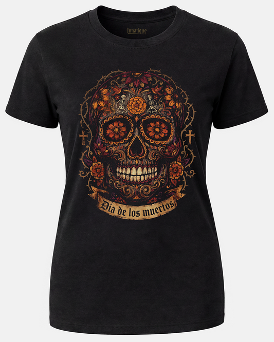 Día de Muertos III Women's Cut T‑Shirt