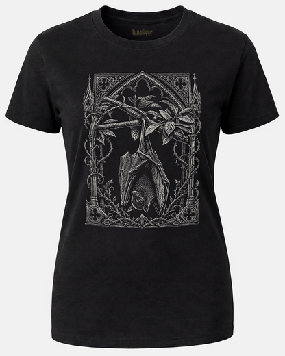Gothic Bat Women's Cut T‑Shirt