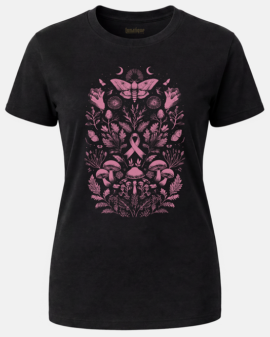 Pink Cottagecore Women's Cut T‑Shirt