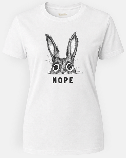 Nope Bunny Women's Cut T‑Shirt