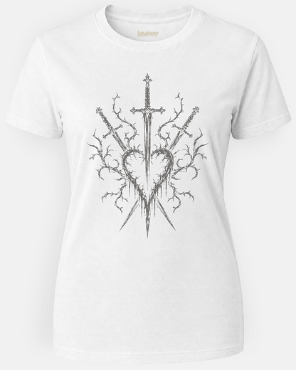 Three of Swords Women's Cut T‑Shirt