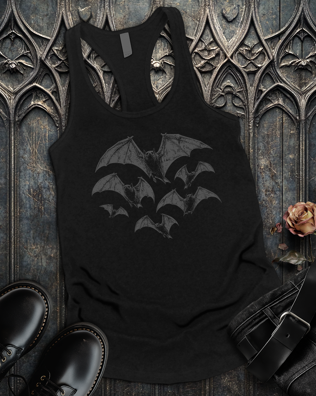 Bats in Gray Tank