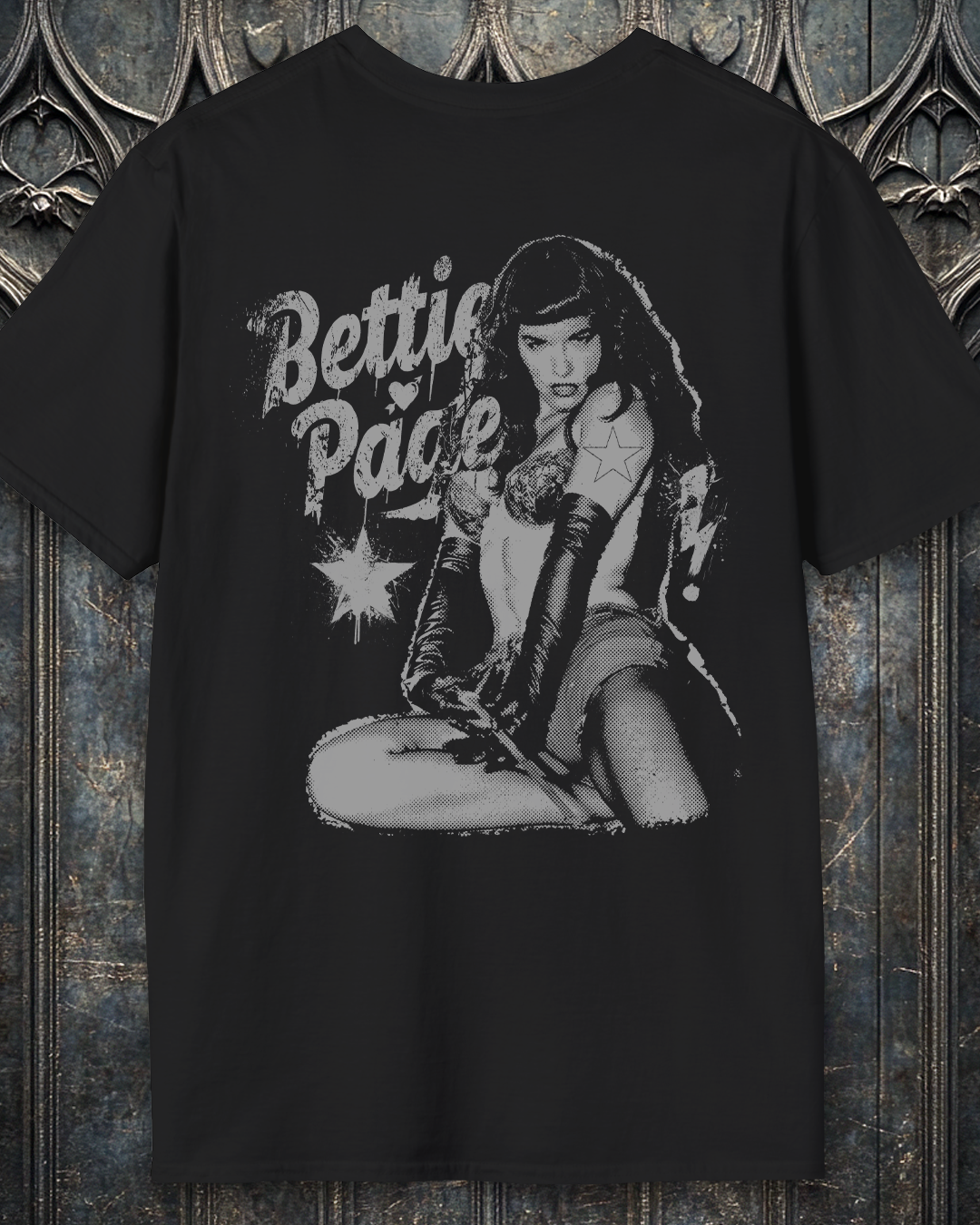 Bettie Page 2 Sided T-Shirt