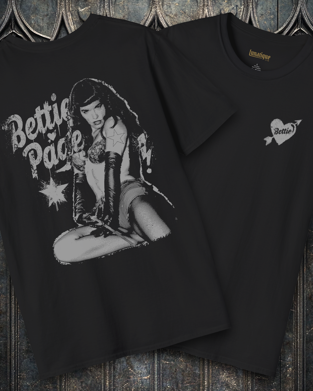 Bettie Page 2 Sided T-Shirt