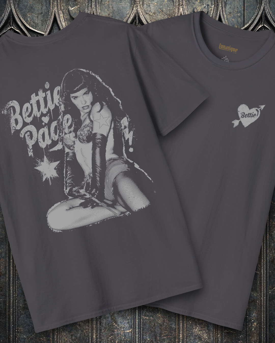 Bettie Page 2 Sided T-Shirt