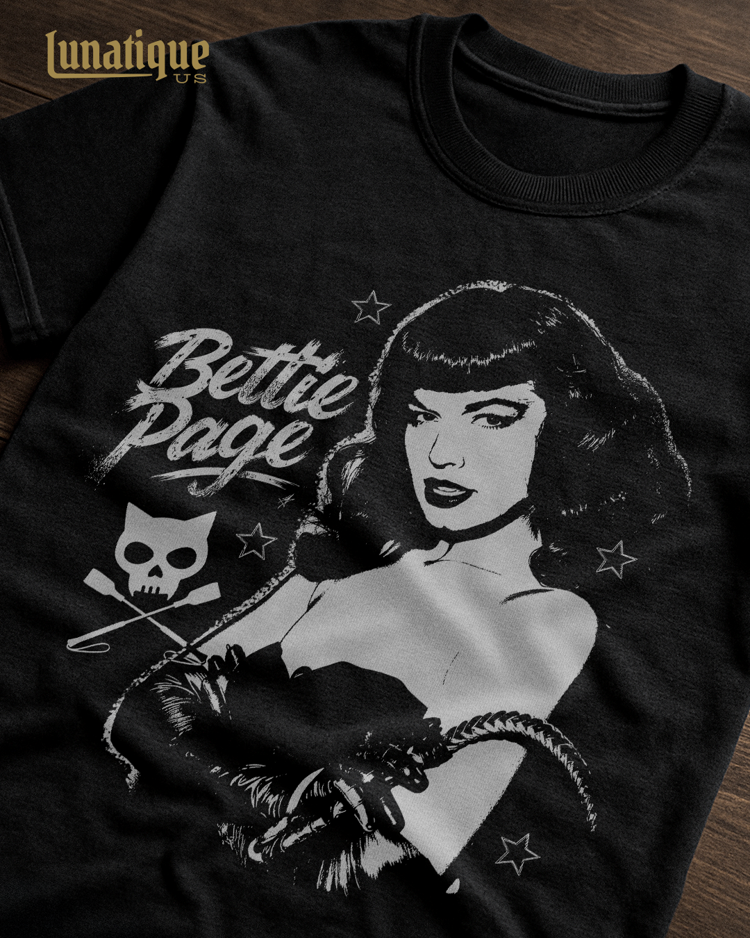 Bettie Page Dominatrix Unisex T-Shirt