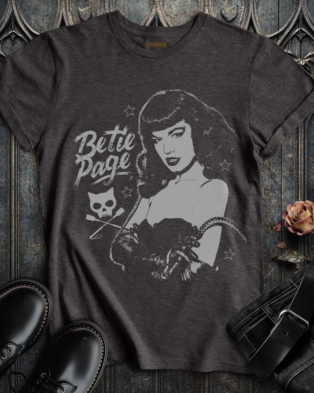 Bettie Page Dominatrix T-Shirt