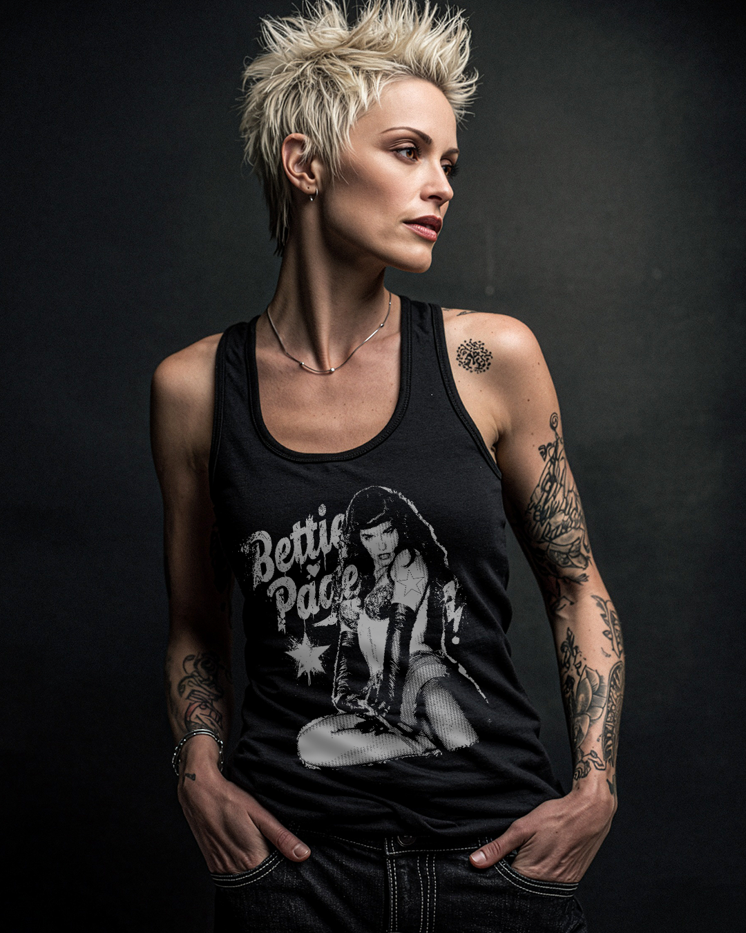 Bettie Page Women's Tank