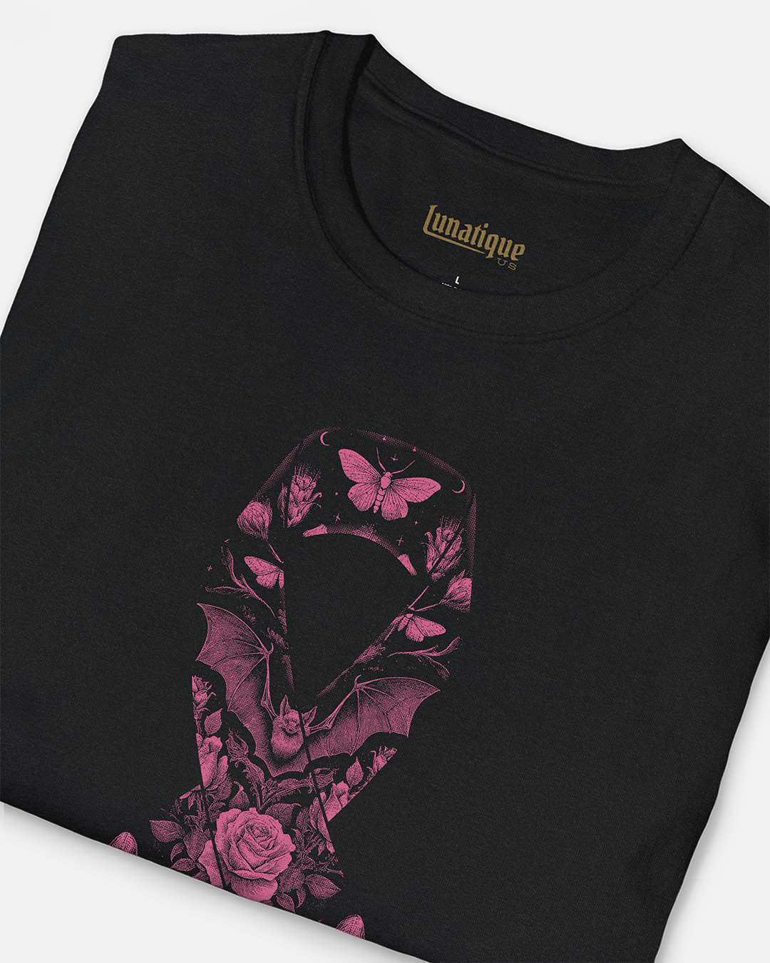 Breast Cancer Ribbon Women's Cut T‑Shirt