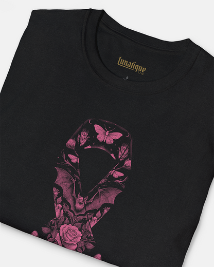 Breast Cancer Ribbon Women's Cut T‑Shirt