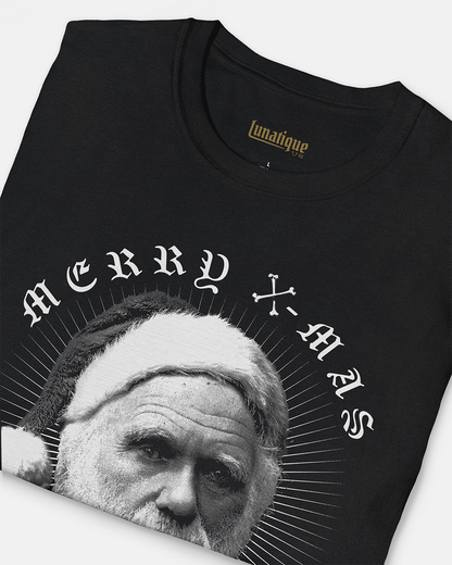 Charles Darwin Santa T-Shirt
