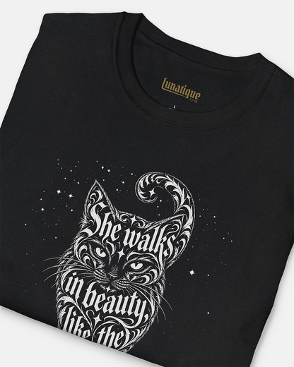 She Walks in Beauty Women's Cut T‑Shirt