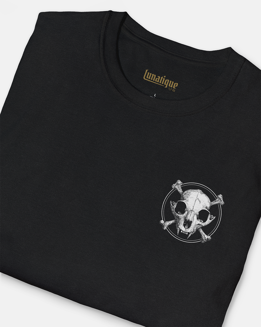A Skull But It's Cats 2 Sided T-Shirt